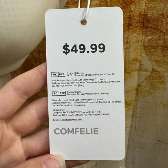 Comfelie Seamless Wireless Cream Bra - Picture 6 of 10